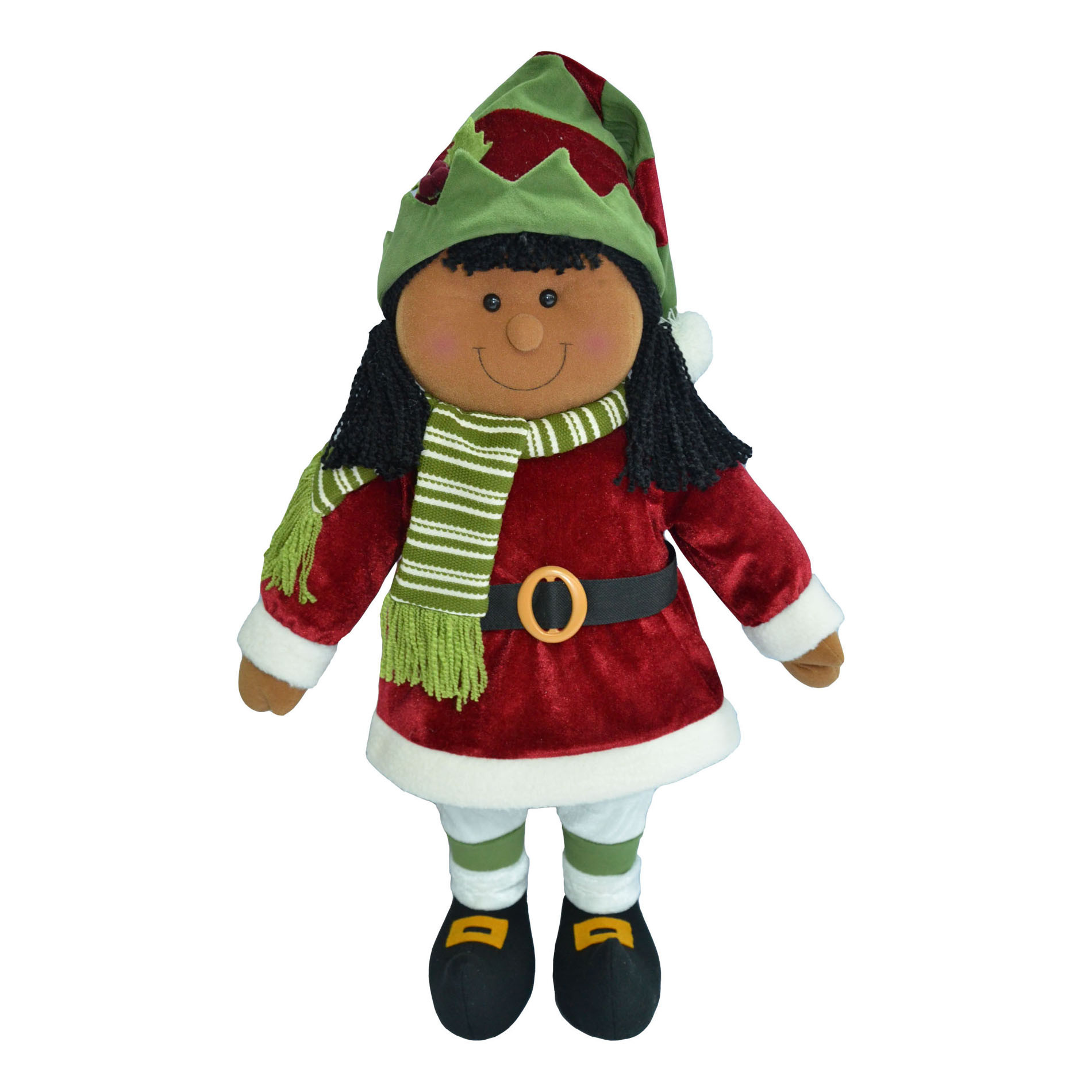 Christmas Porch Greeters
 Trim A Home 25" Elf Girl Porch Greeter Seasonal