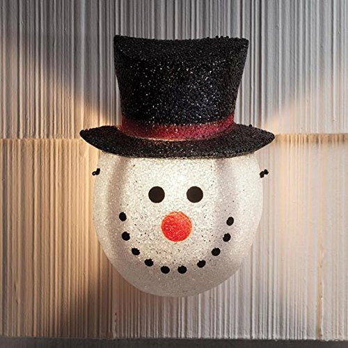 Christmas Porch Light Covers
 Snowman Holiday Christmas Porch Light Covers Set of 2