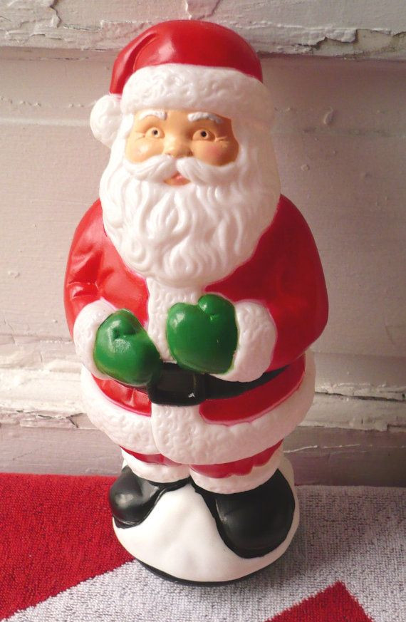 Christmas Porch Light Covers
 Vintage Christmas Santa Claus Blow Mold Empire Outdoor