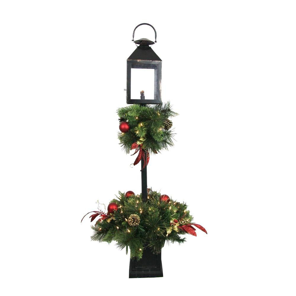 Christmas Porch Trees
 Home Accents Holiday 4 ft Artificial Lantern Porch Tree