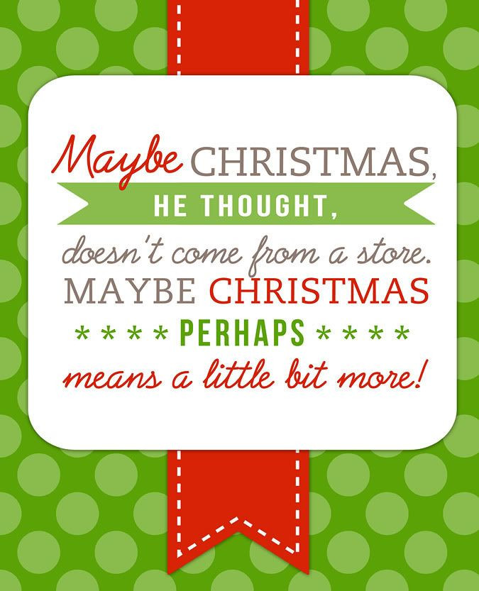 Christmas Quote From The Grinch
 How the Grinch Stole Christmas Quotes QuotesGram