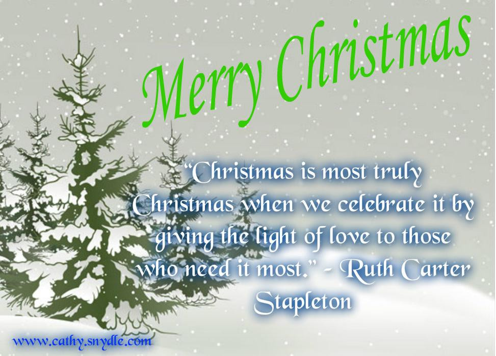 Christmas Quotes For Children
 Free Christmas Quotes and Sayings Cathy
