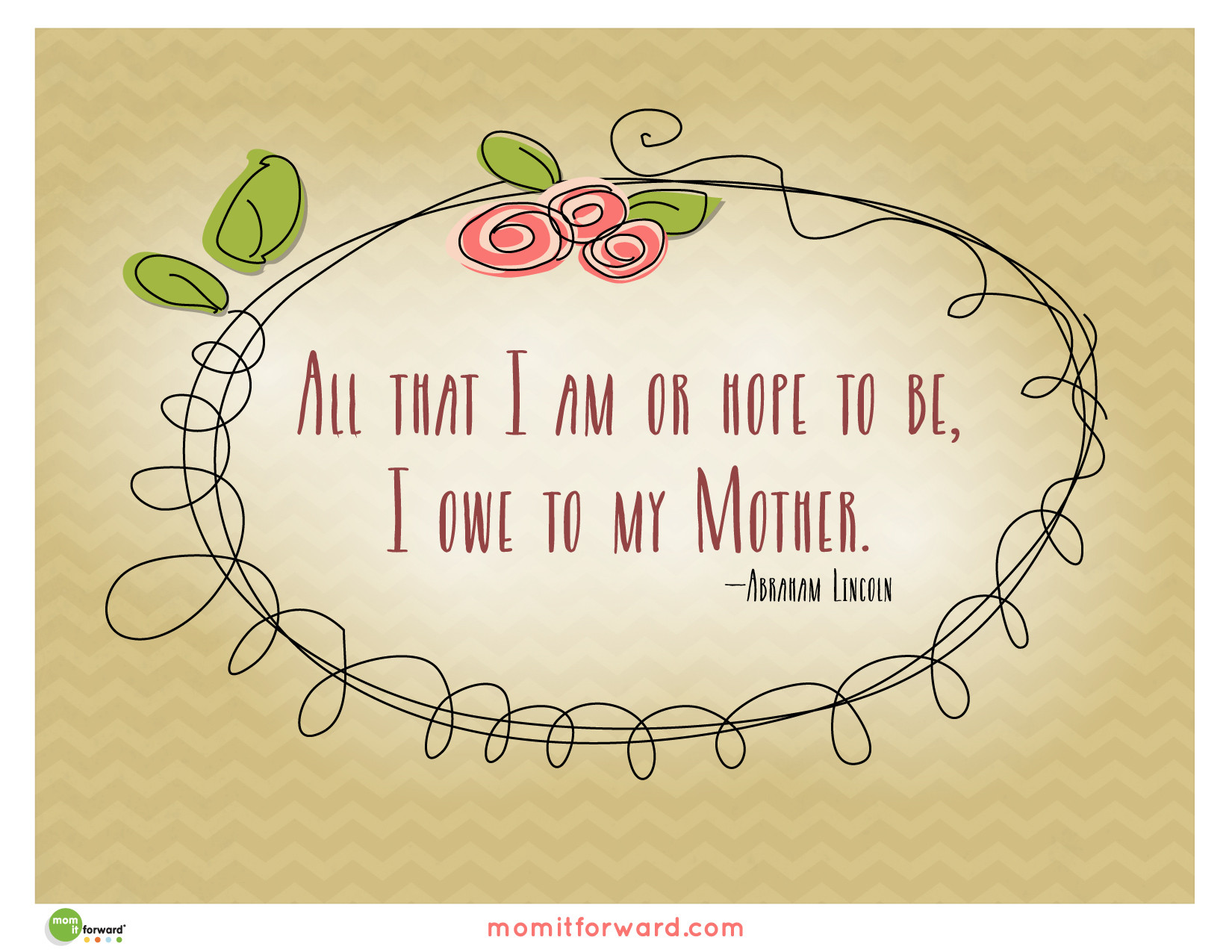 Christmas Quotes For Moms
 Quote All That I Am Printable Mom it ForwardMom it Forward