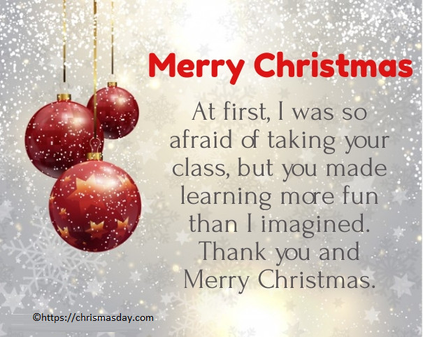 Christmas Quotes For Teacher
 Christmas Messages Greetings for Teachers MerryChristmas
