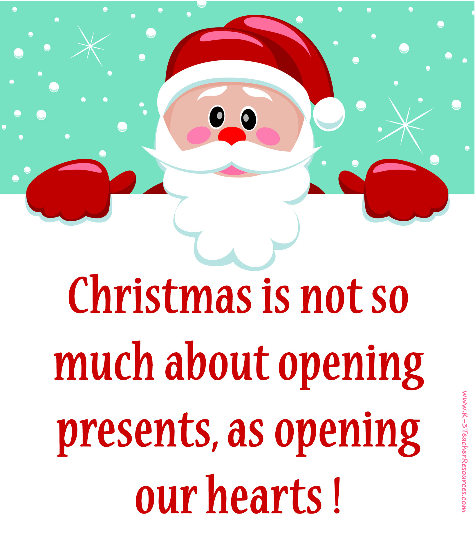 Christmas Quotes For Teacher
 Santa Christmas Quote