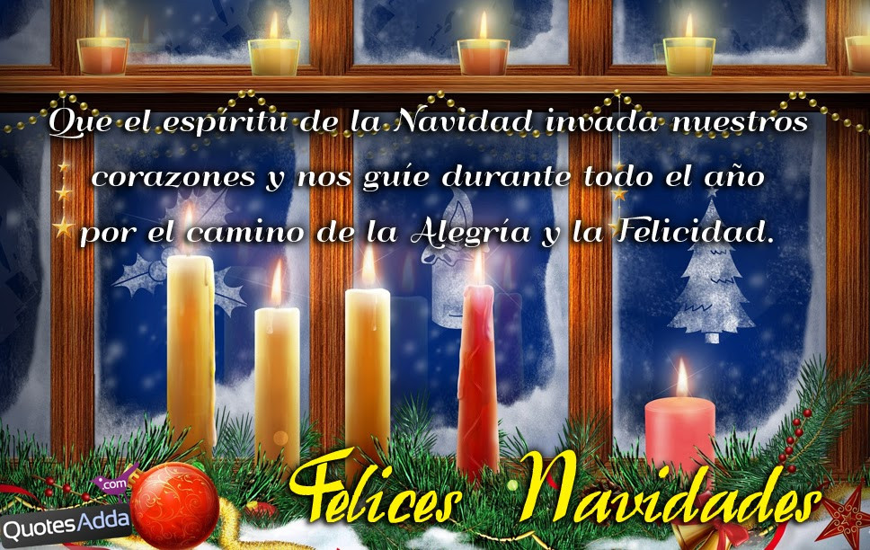 Christmas Quotes In Spanish
 Feliz Navidad Citas del español con Imágenes