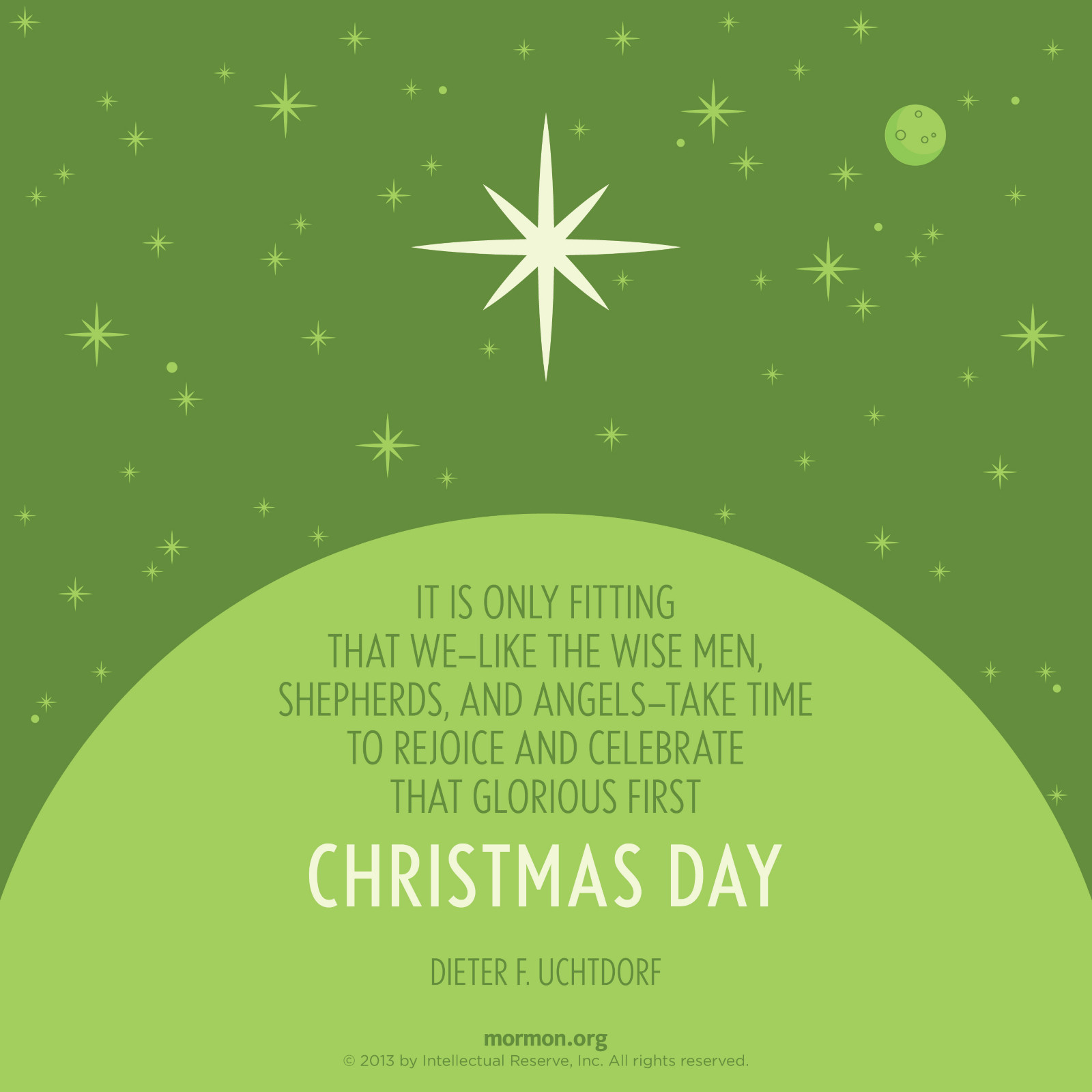 Christmas Quotes Lds
 Christmas Day