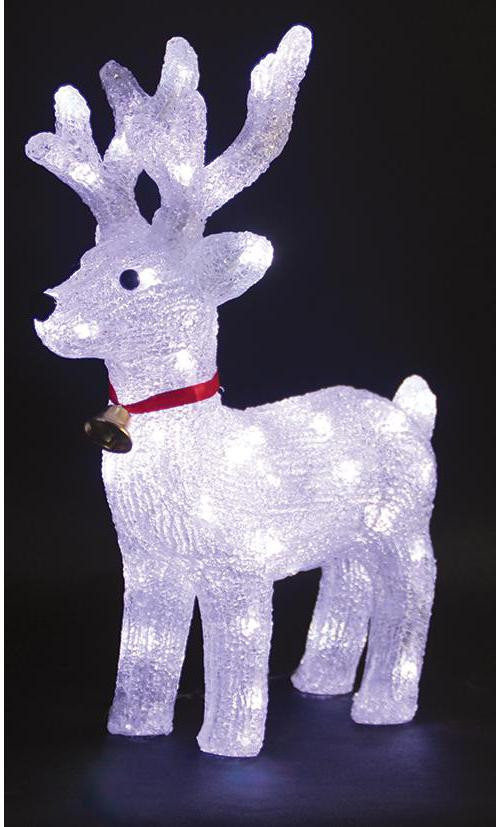Christmas Reindeer Decoration Indoor
 Indoor 38 5cm Led Acrylic Reindeer Xmas Decoration