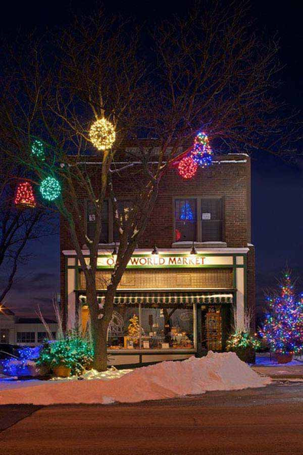 Christmas Rooftop Decorating Ideas
 Top 46 Outdoor Christmas Lighting Ideas Illuminate The