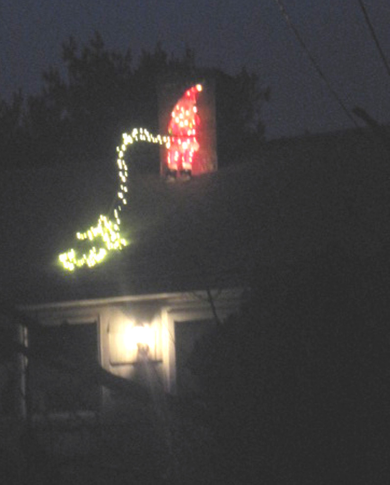 Christmas Rooftop Decorations
 A Rolling Crone Worst Taste Christmas Decoration Ever