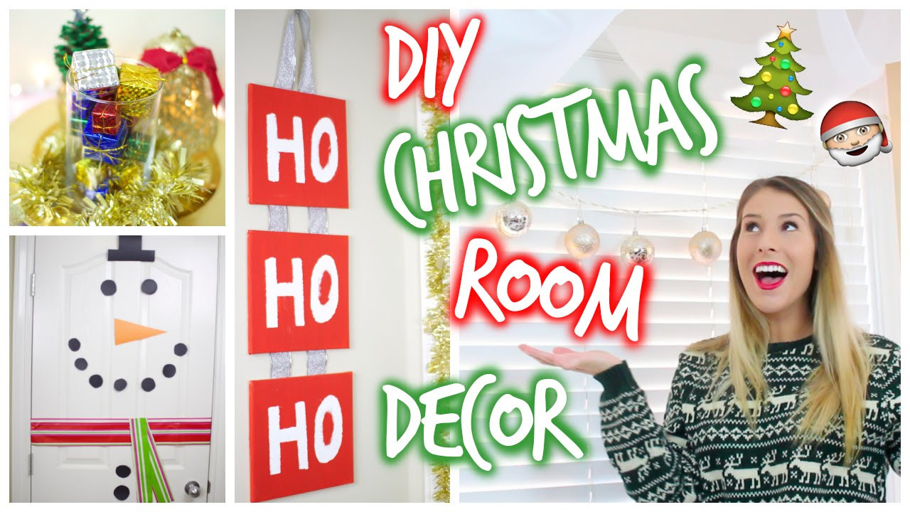 Christmas Room Decor DIY
 DIY Pinterest Inspired Christmas Room Decor ︎