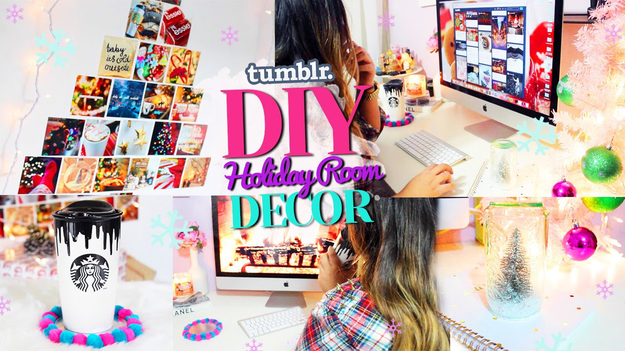 Christmas Room Decor DIYs
 DIY TUMBLR Holiday Room Decor Get Inspired for Christmas