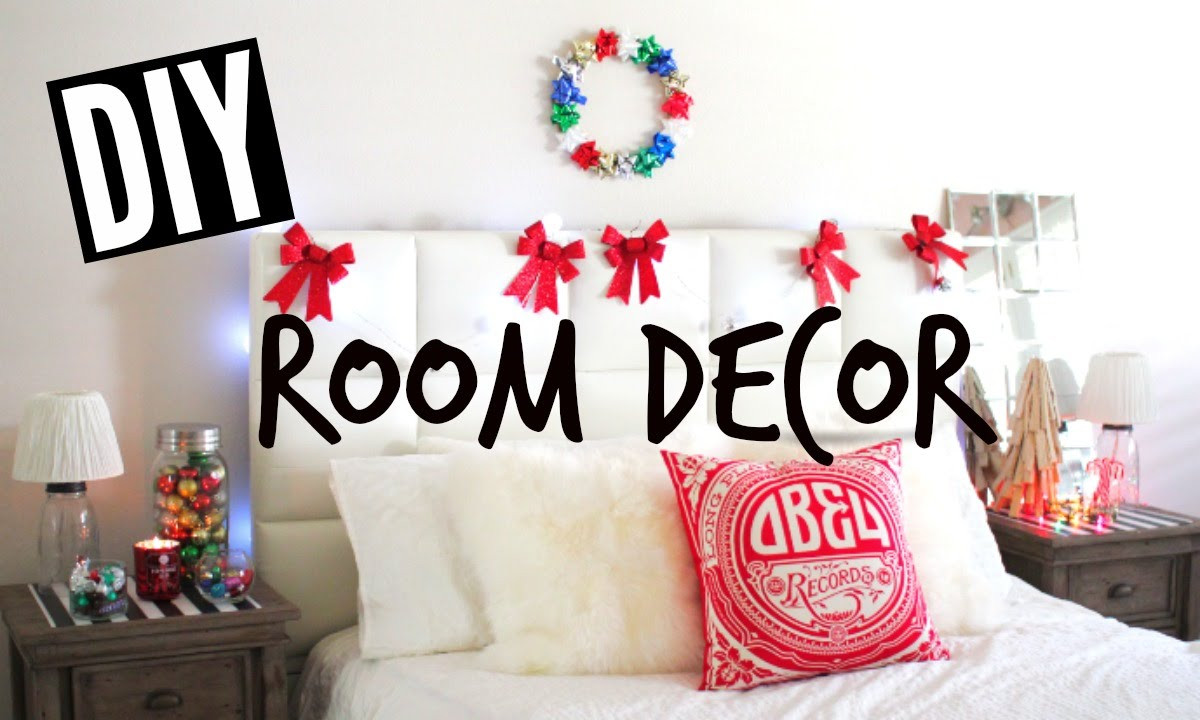 Christmas Room Decor DIYs
 DIY Holiday Room Decor Easy Tumblr Christmas Room