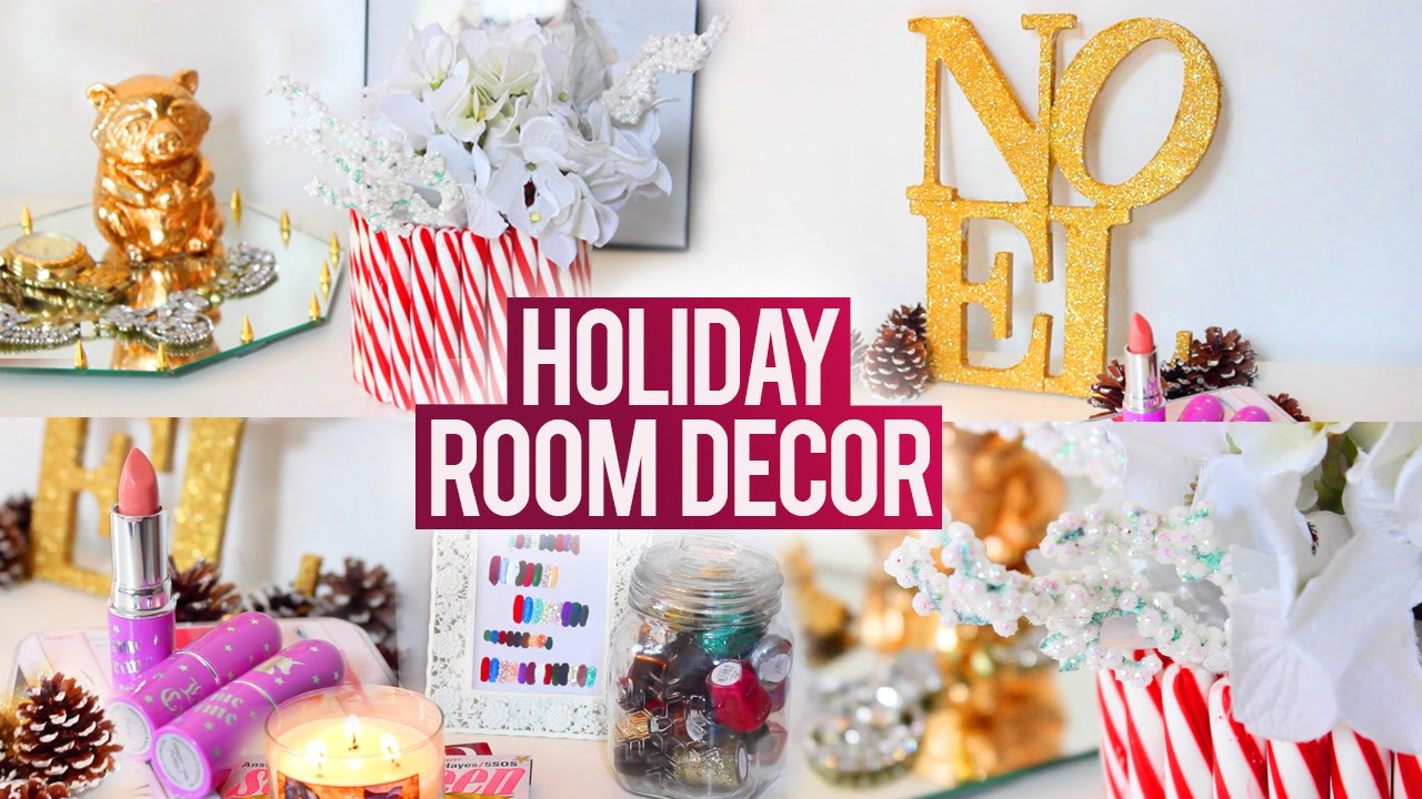Christmas Room Decorations DIY
 DIY TUMBLR Holiday Room Decorations Easy Fun and