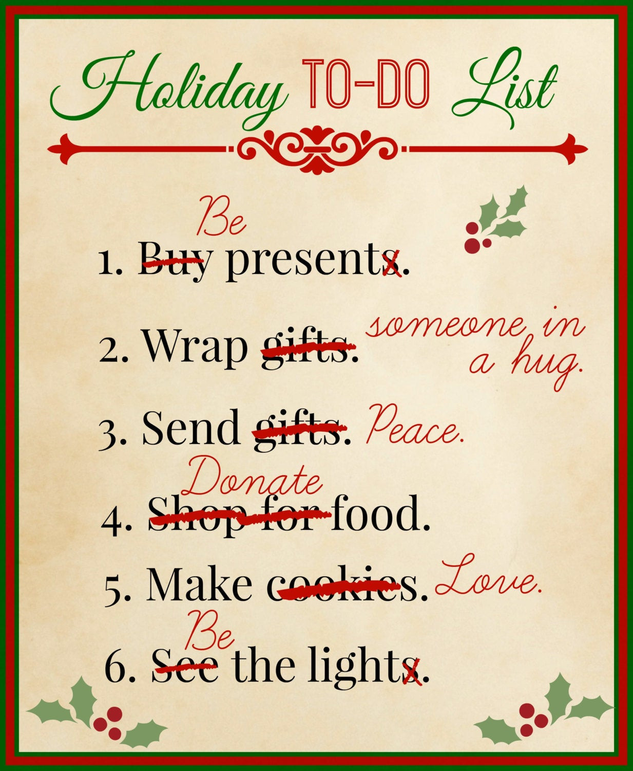 Christmas Seasonal Quotes
 Holiday To Do List Printable