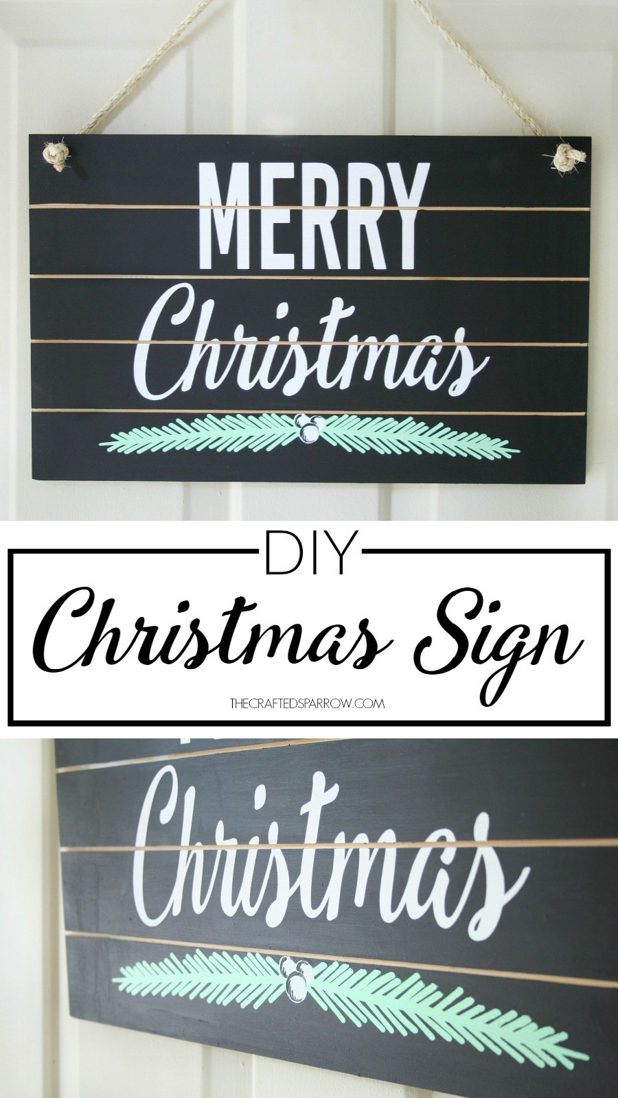 Christmas Signs DIY
 DIY Christmas Sign