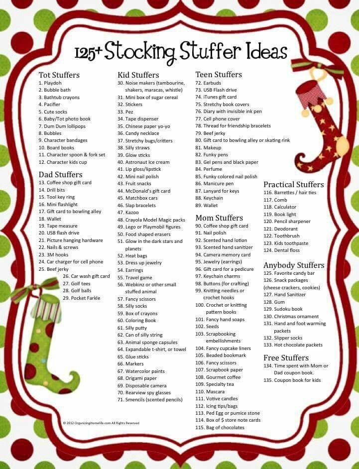 Christmas Stocking Gift Ideas
 Best 25 Christmas stocking stuffers ideas on Pinterest
