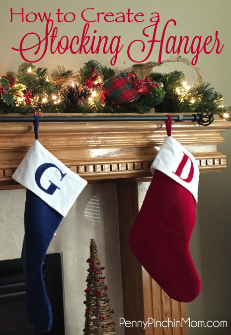 Christmas Stocking Hangers For Fireplace
 Handmade Stocking Hanger for Uneven Fireplace Mantles