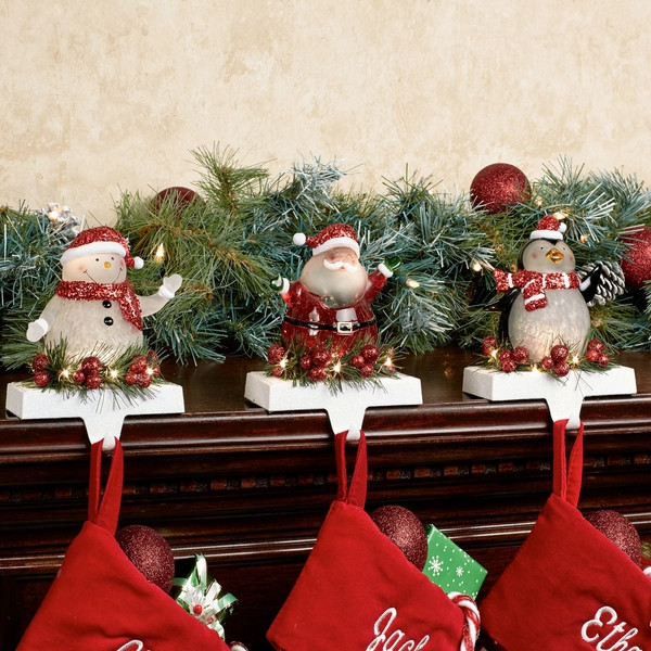 Christmas Stocking Hangers For Fireplace
 Christmas stocking holders – cool ideas for your Christmas