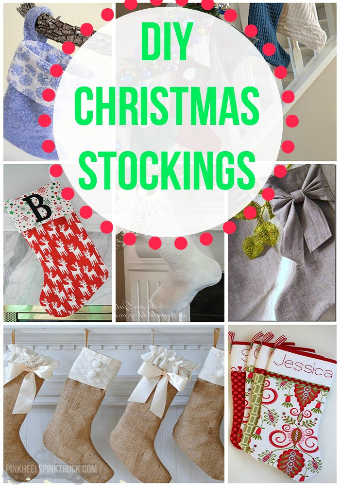 Christmas Stockings DIY
 DIY Christmas Stockings Roundup • Taylor Bradford