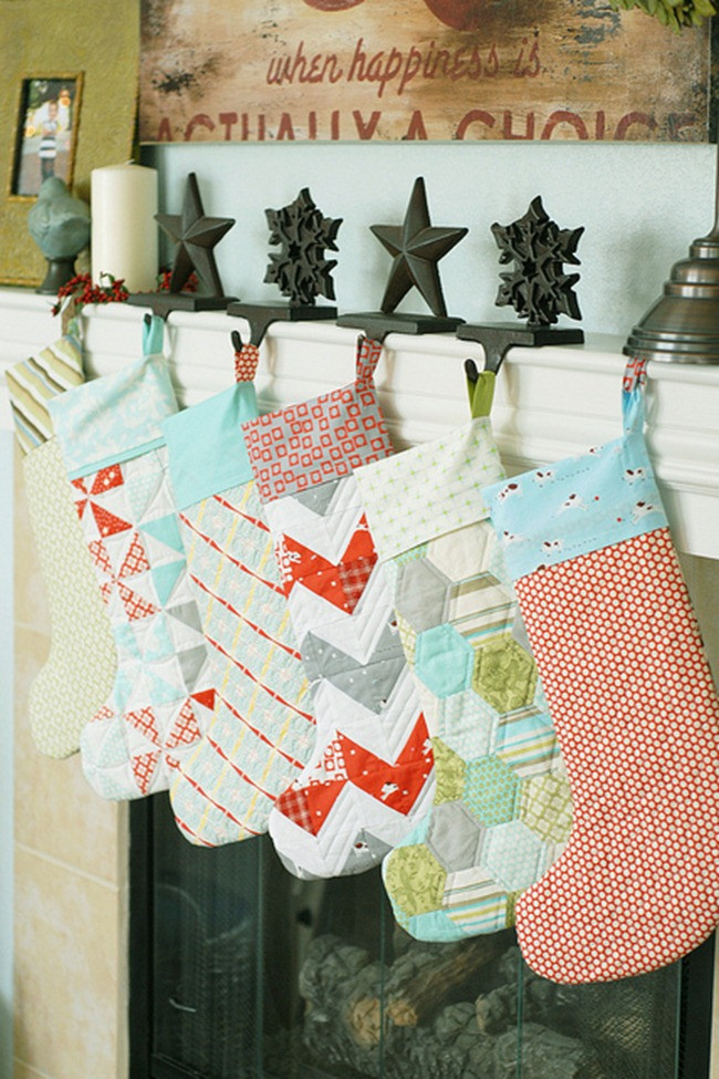 Christmas Stockings DIY
 12 DIY Christmas Stockings–Handmade Holiday Inspiration