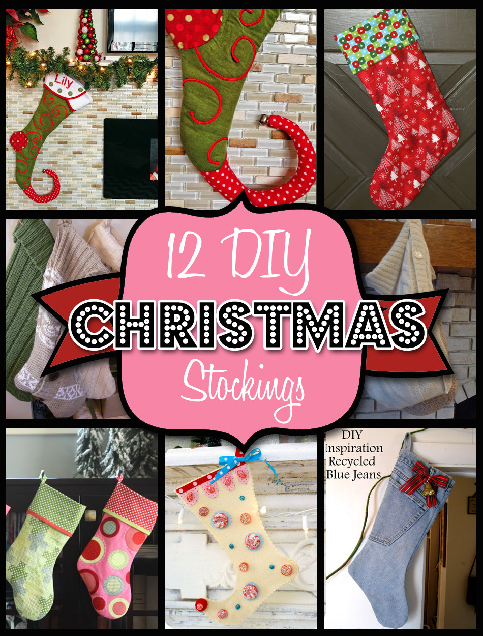 Christmas Stockings DIY
 12 Christmas Stocking Patterns and Ideas