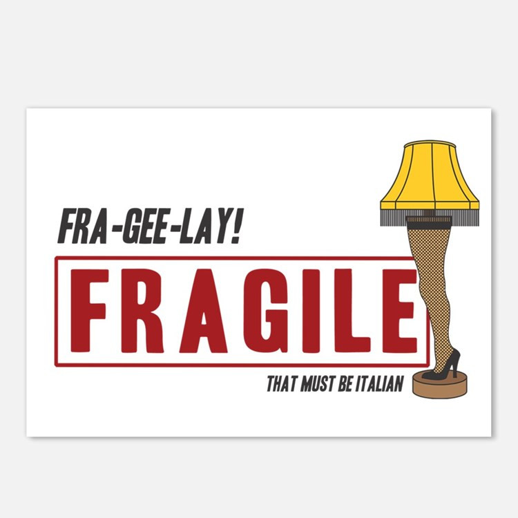 Christmas Story Fragile Quote
 A Christmas Story Postcards