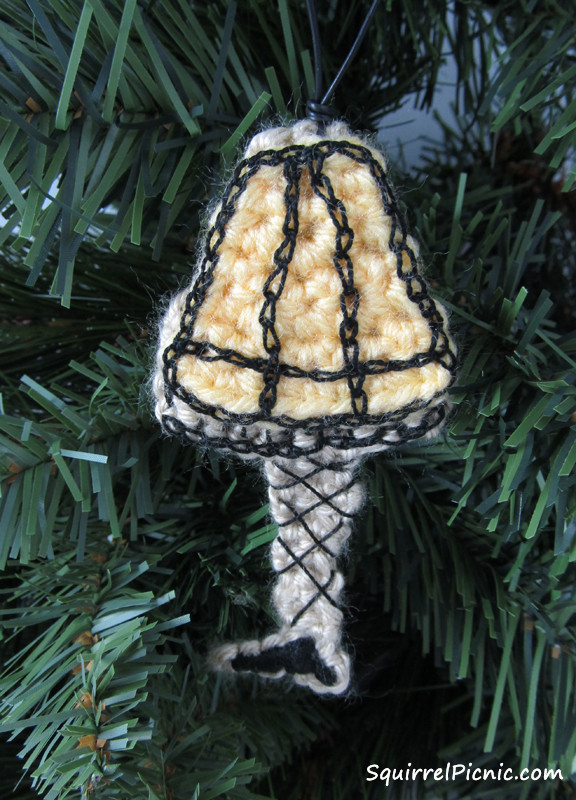 Christmas Story Leg Lamp Ornament
 A Christmas Story Leg Lamp Crochet Pattern