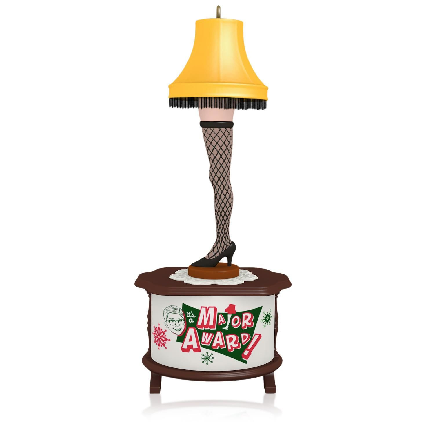 Christmas Story Leg Lamp Ornament
 Megatron Beetlejuice And More In The 2015 Hallmark
