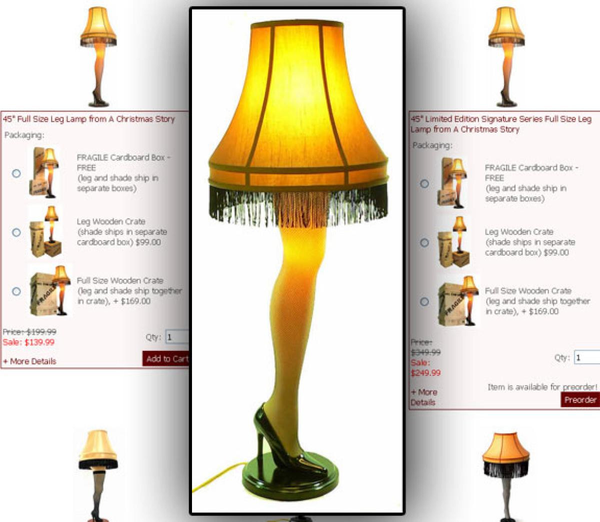 Christmas Story Leg Lamp Sale
 Leg lamp s A Christmas Story WATN NY Daily News