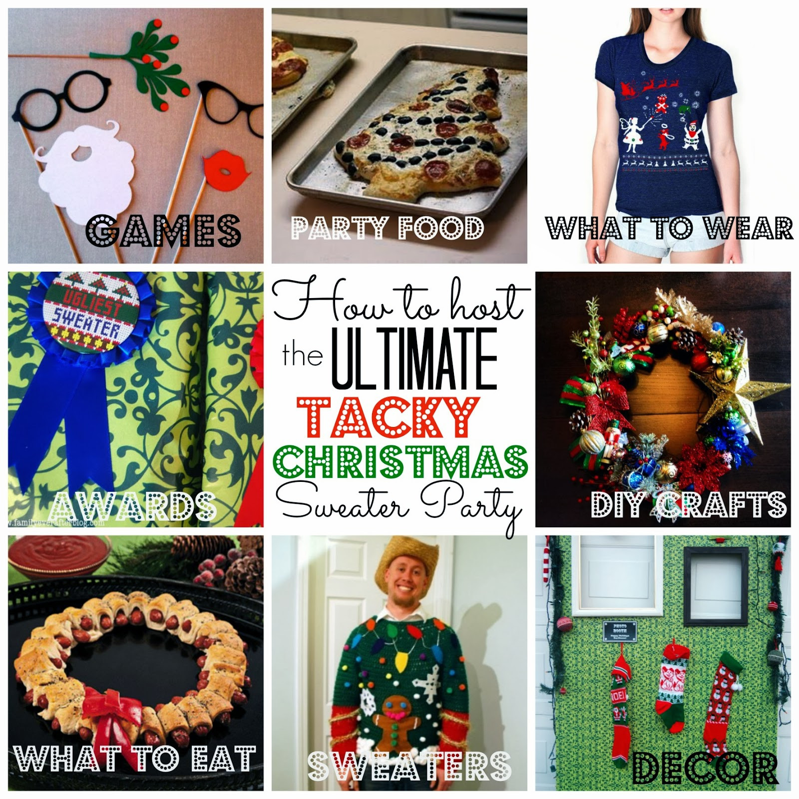 Christmas Sweater Ideas For A Party
 Crafty Texas Girls Party Planning Tacky Christmas Sweater