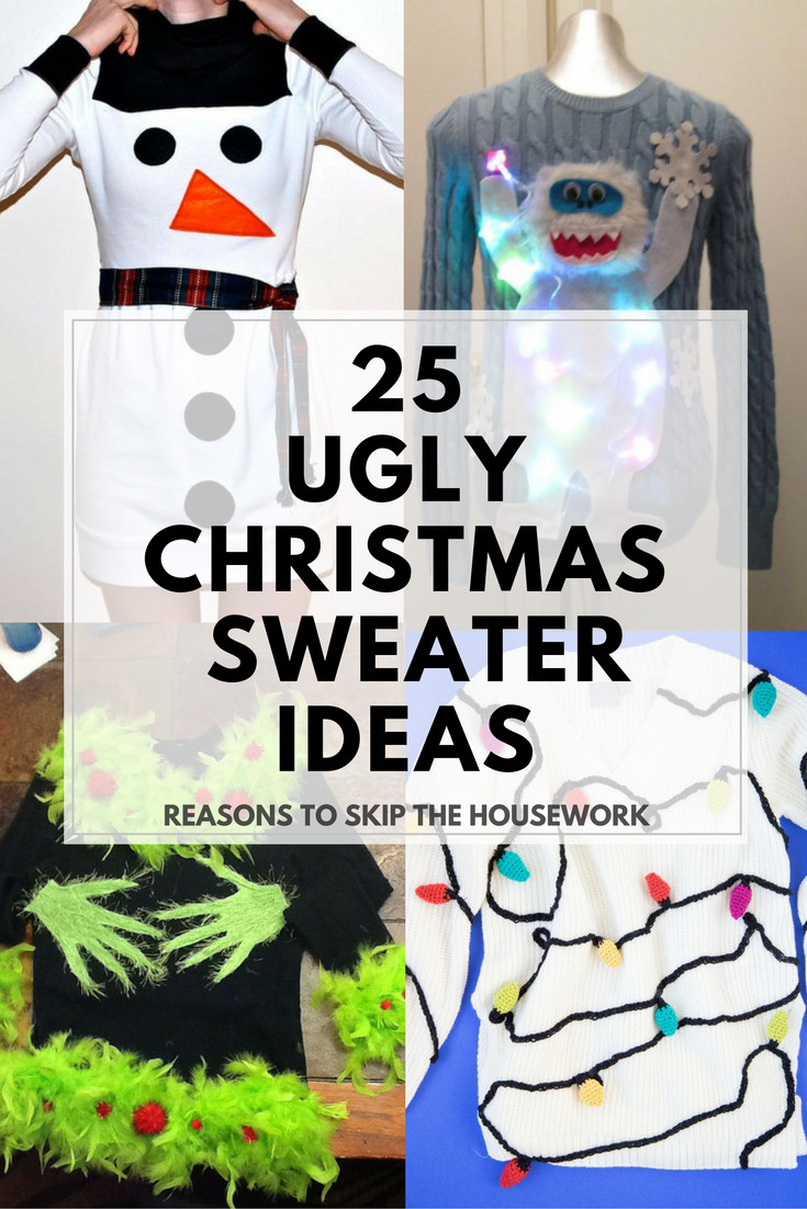 Christmas Sweater Party Ideas
 Ugly Christmas Sweater Ideas Reasons To Skip The Housework