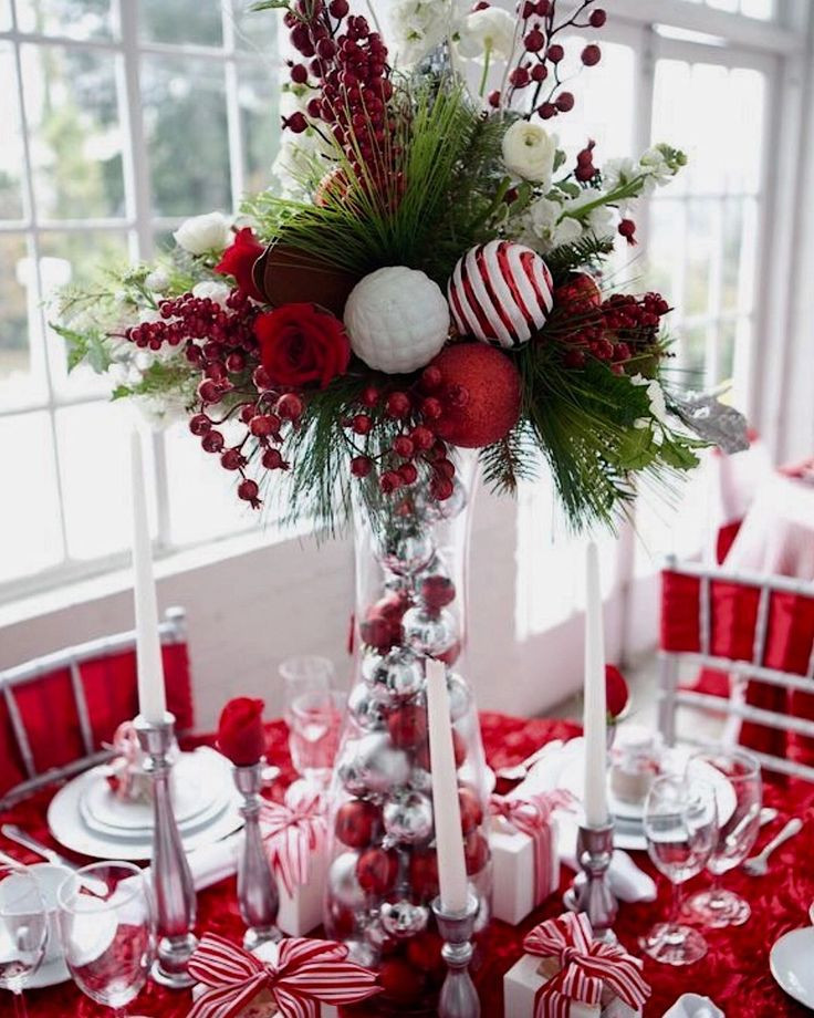 Christmas Table Centerpiece Ideas
 Best 25 Christmas table decorations ideas on Pinterest