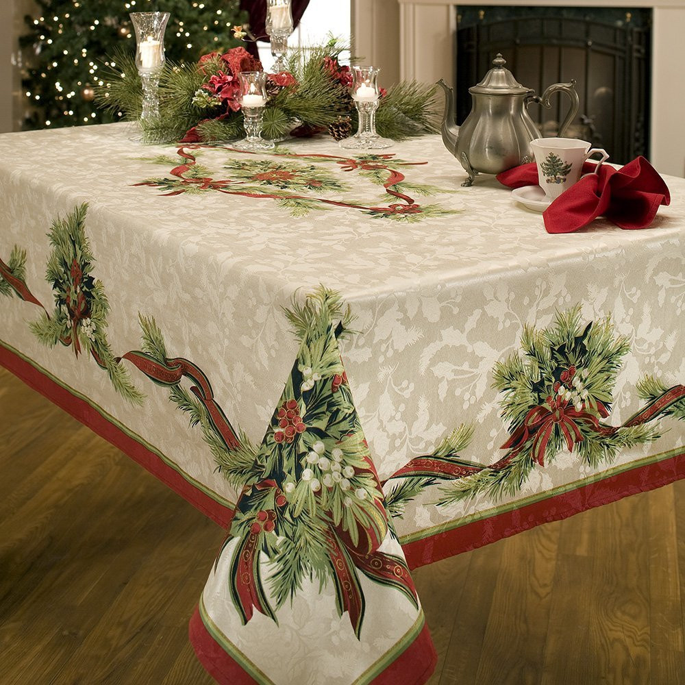 Christmas Table Cloths
 Vintage Christmas Tablecloth Antique Vintage Gallery