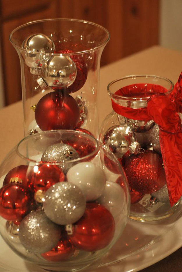Christmas Table Decorations To Make
 Easy Christmas Centerpiece Ideas DIY Projects Craft Ideas