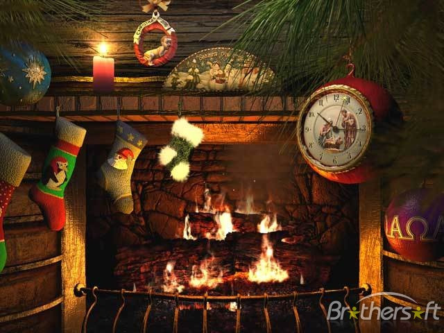 Christmas Themed Fireplace Screens
 Download Free Fireside Christmas 3D Screensaver Fireside
