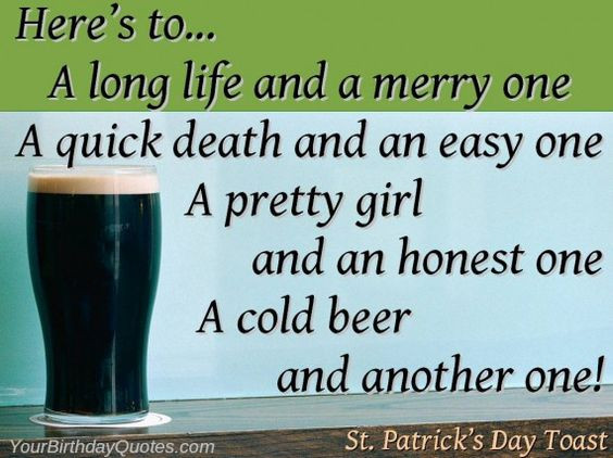 Christmas Toast Quotes
 Funny St Patrick Day Toast And Cheers to it