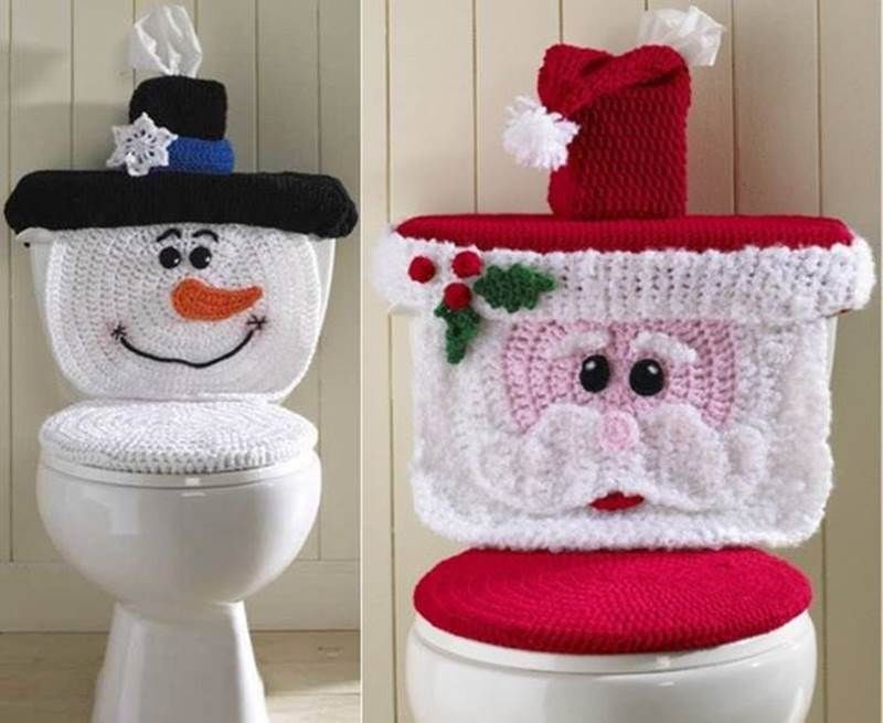 Christmas Toilet Cover
 How To Make A Christmas Toilet Cover s and