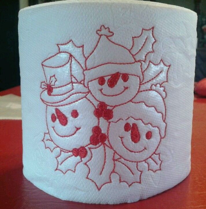 Christmas Toilet Paper Embroidery Designs
 17 Best images about Machine Embroidery on Pinterest