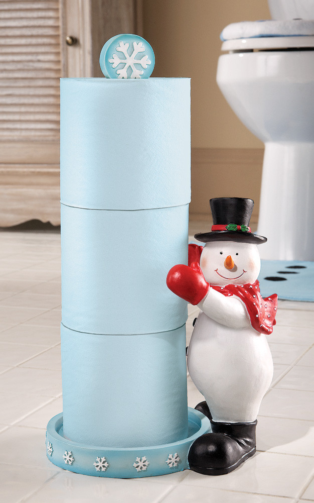 Christmas Toilet Paper Holder
 Frosty Friend Snowman Toilet Paper Rolls Holder Christmas