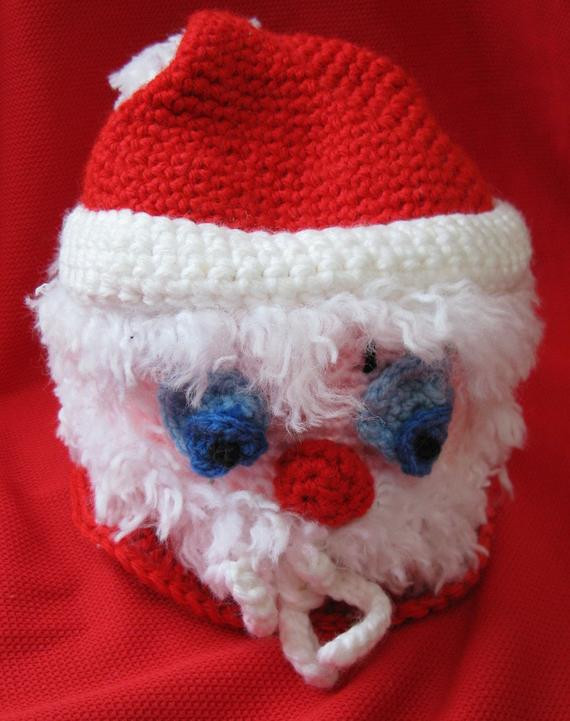 Christmas Toilet Paper Holder
 crocheted santa toilet paper holder kitsch christmas mic