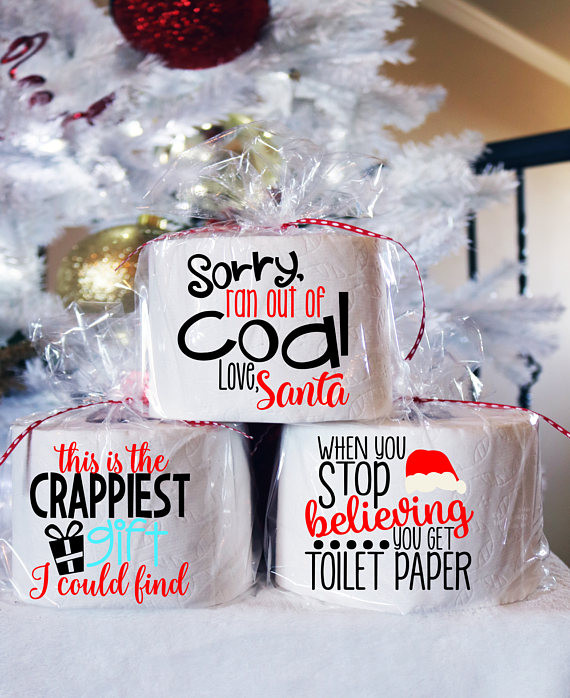 Christmas Toilet Paper
 Christmas Toilet Paper Christmas Gag Gift Gag Gift Toilet