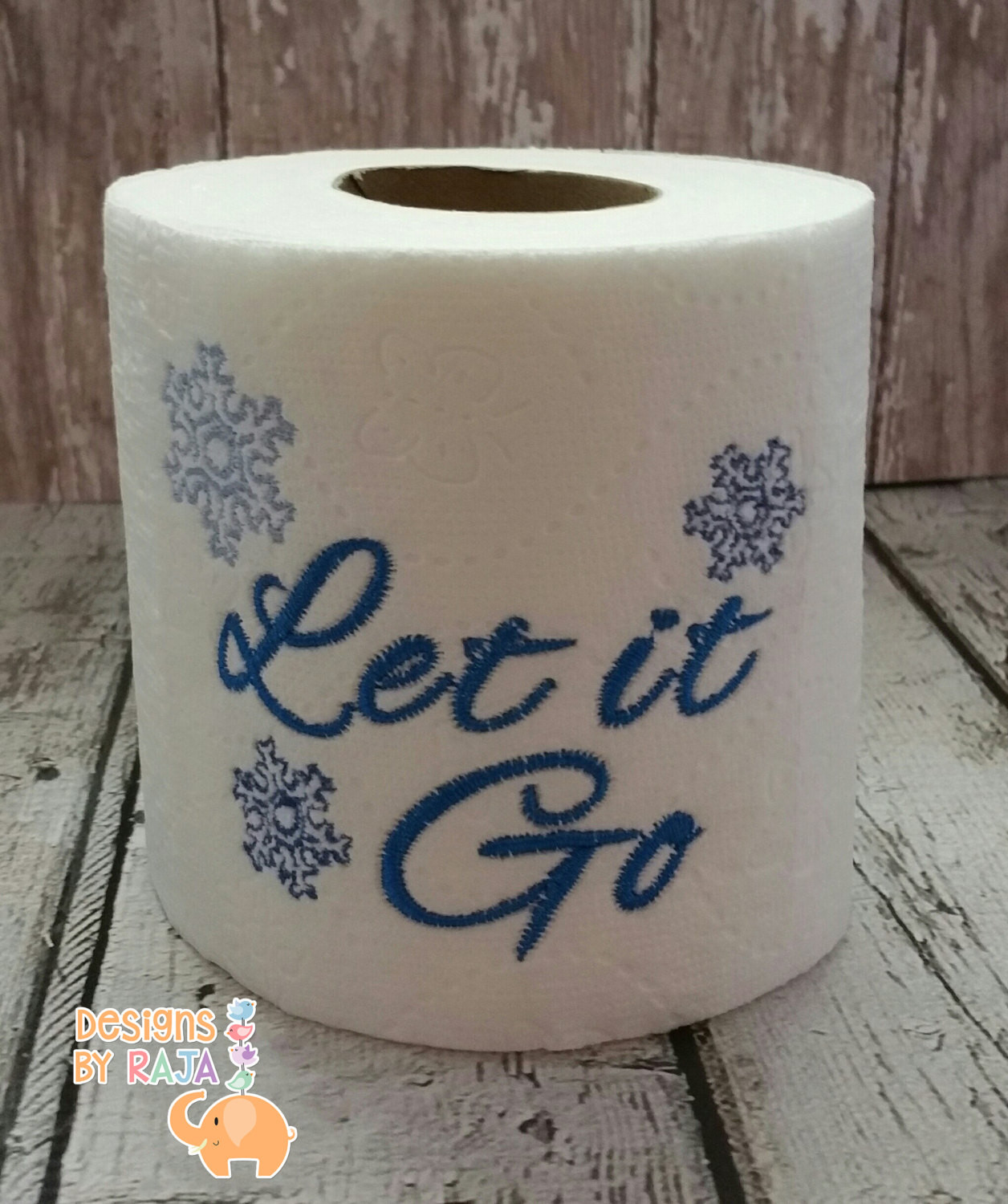 Christmas Toilet Paper
 Let It Go embroidered toilet paper Christmas t Christmas