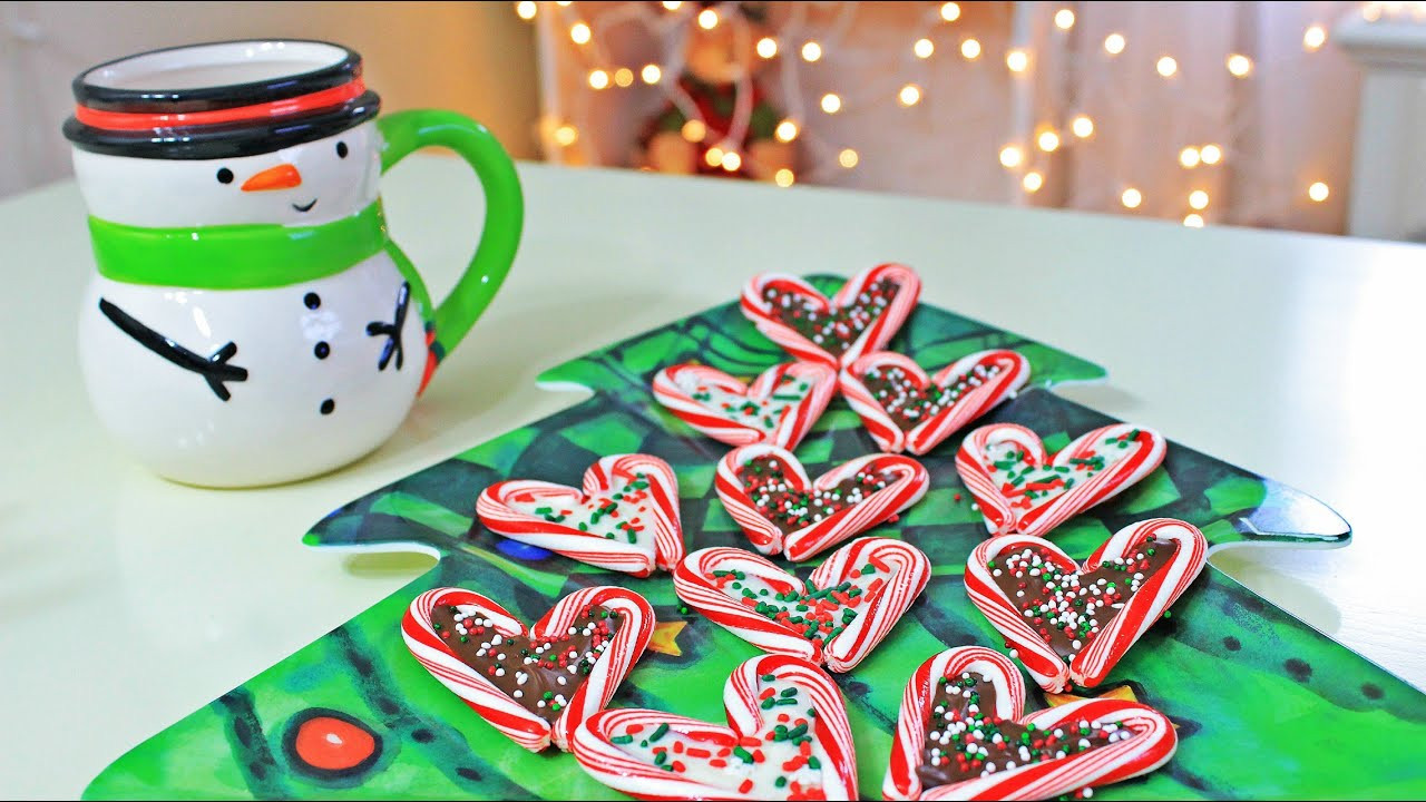 Christmas Treat DIY
 DIY Christmas Treats Candy Cane Hearts