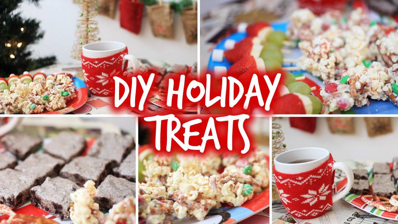 Christmas Treats DIY
 Easy DIY Holiday Party Snacks & Christmas Treats