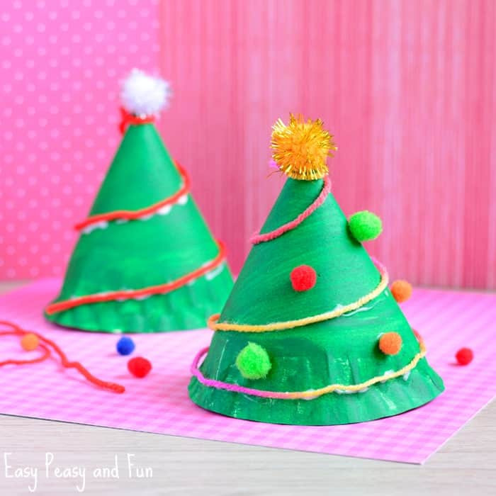 Christmas Tree Art And Craft
 Paper Plate Christmas Tree Craft Easy Peasy and Fun