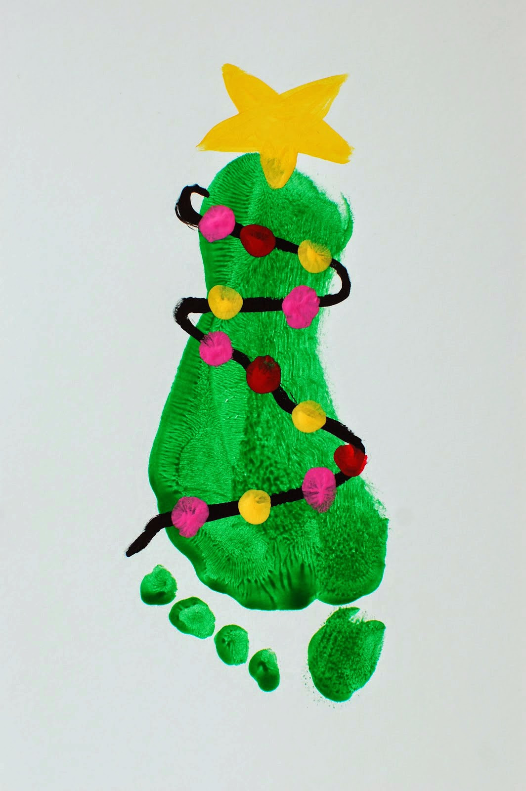 Christmas Tree Art And Craft
 Pinkie for Pink Kids Christmas Art Projects