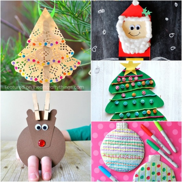 Christmas Tree Art And Craft
 50 Christmas Arts and Crafts Ideas
