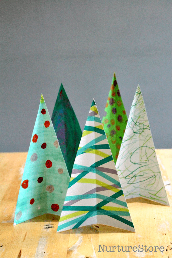 Christmas Tree Art And Craft
 Christmas sensory play Christmas tree craft and