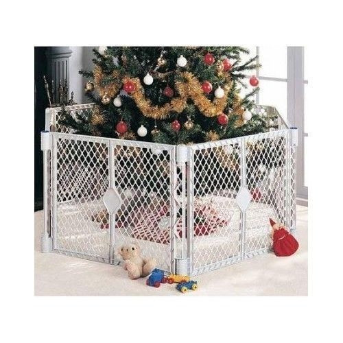 Christmas Tree Baby Gate
 Wide Gate Baby Safety Playard Pet Barrier Portable
